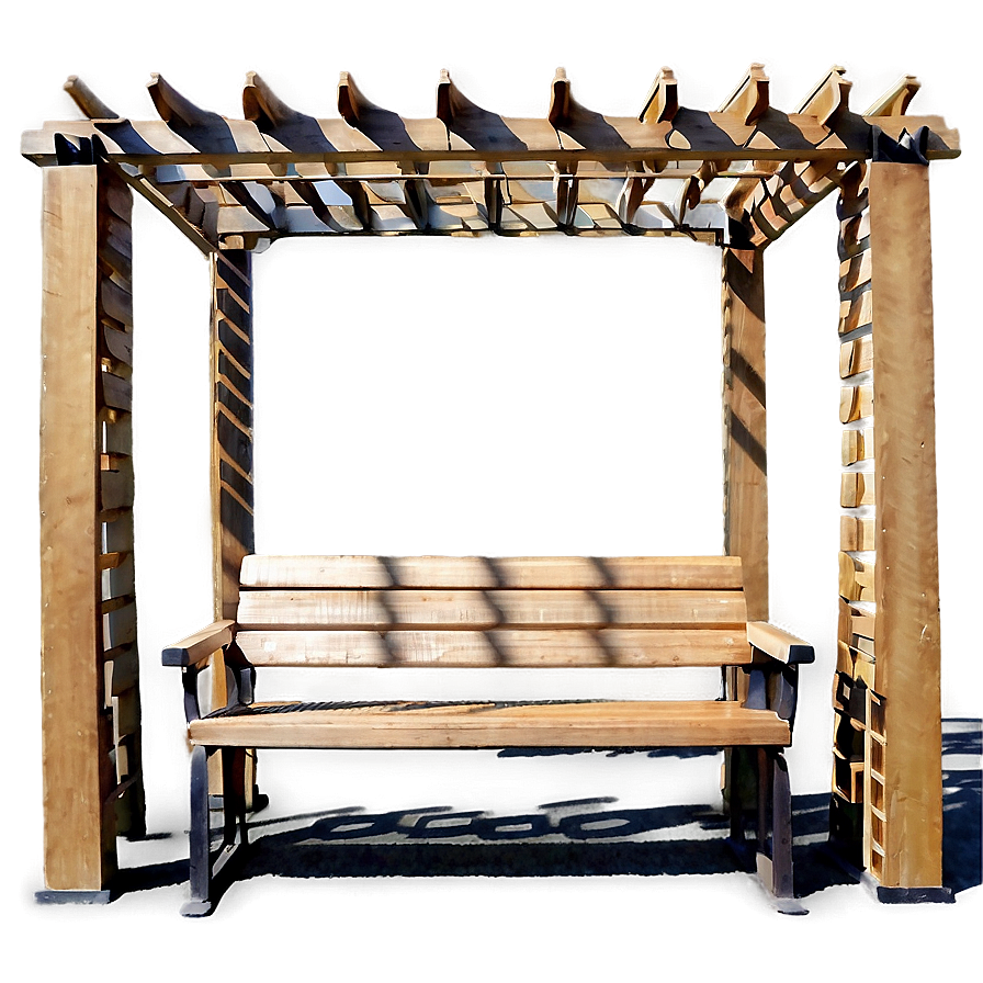 Pergola With Bench Seating Png 46