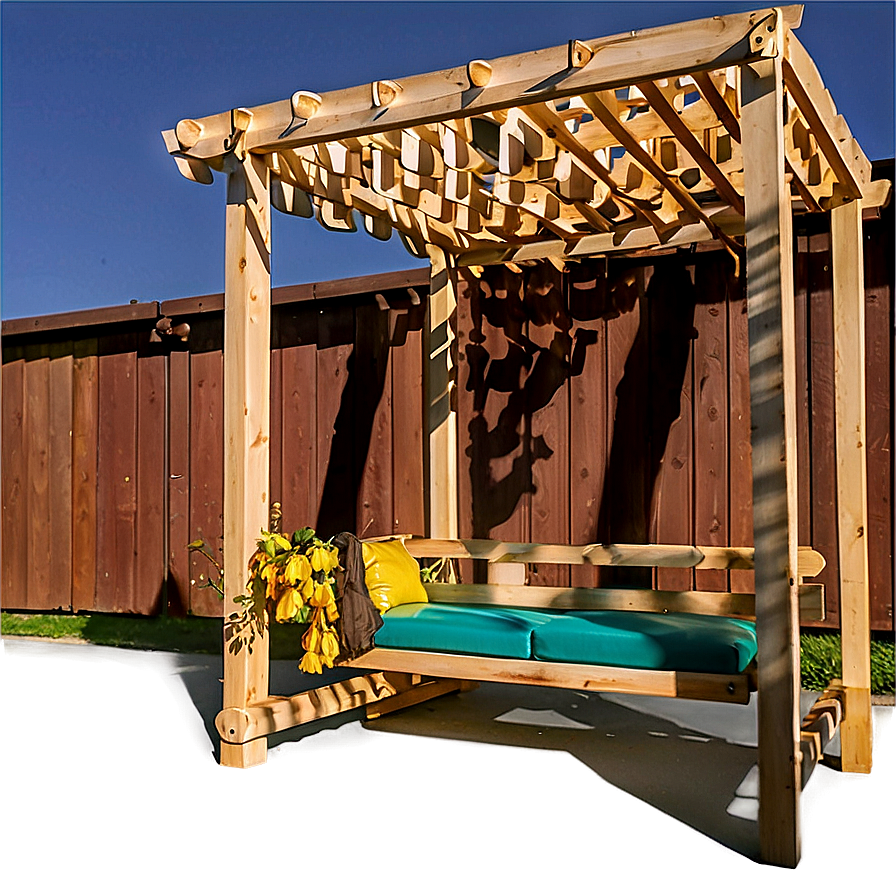 Pergola With Bench Seating Png Lcm