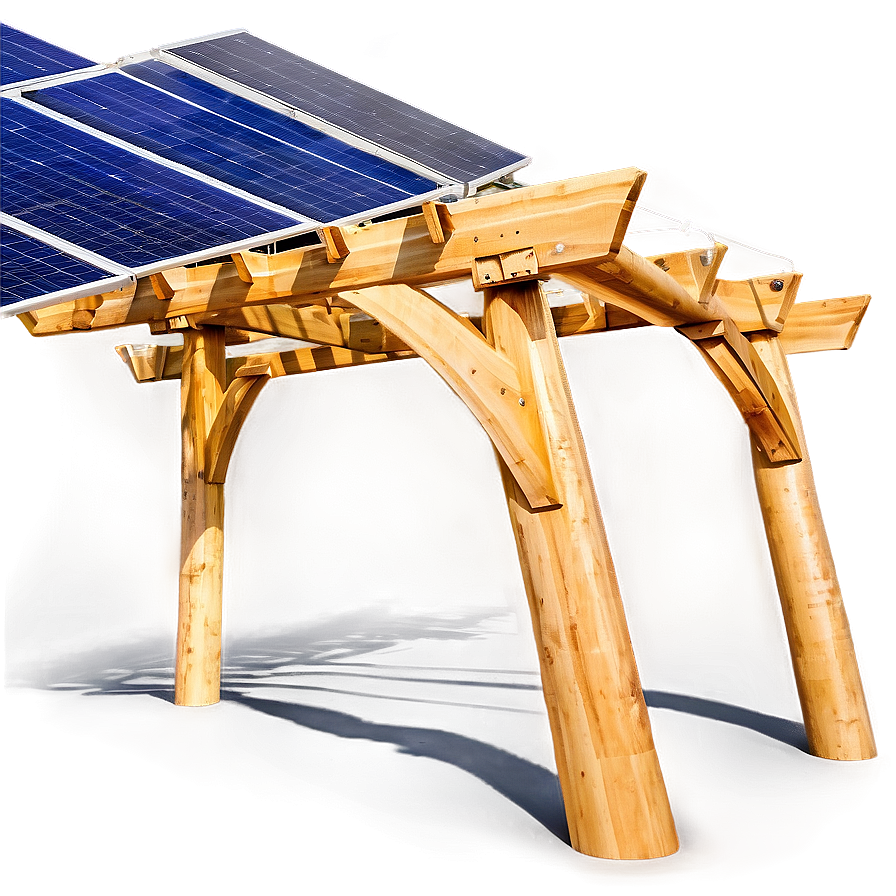 Pergola With Solar Panels Png Heo