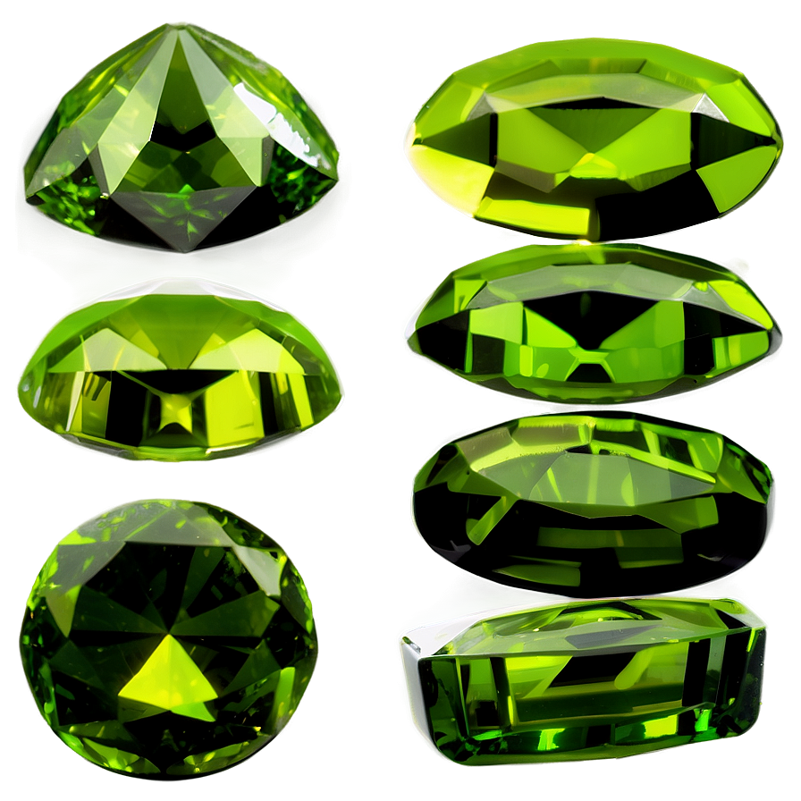 Peridot Crystal Png 05242024