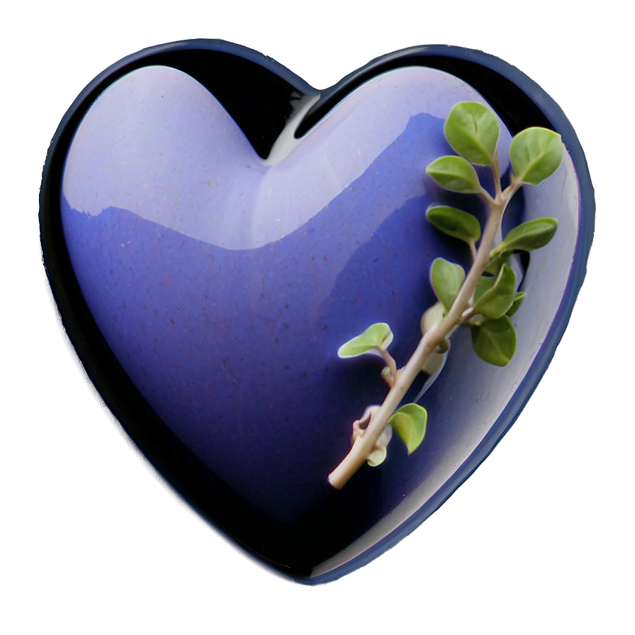 Periwinkle Blue Heart Emoji Png Wdl11