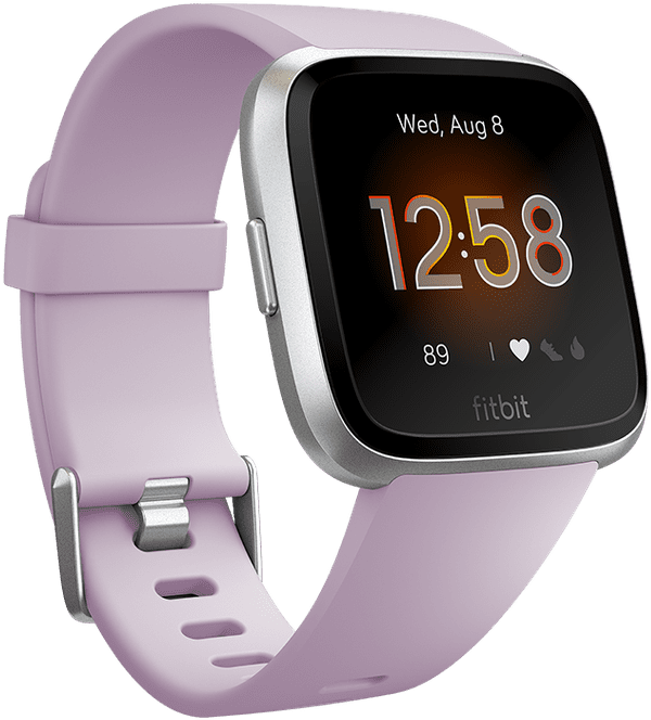 Fitbit Versa Rose Gold Periwinkle, HD Png Download PNG with transparent background