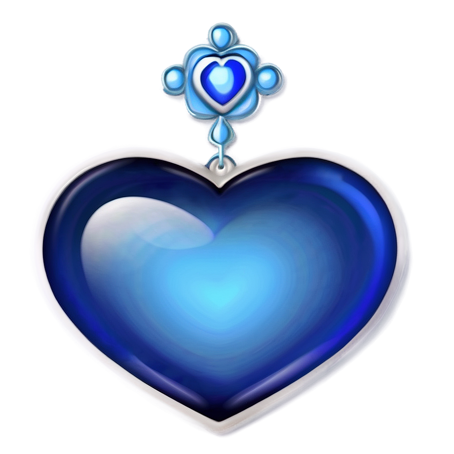 Persian Blue Heart Emoji Png Jxm