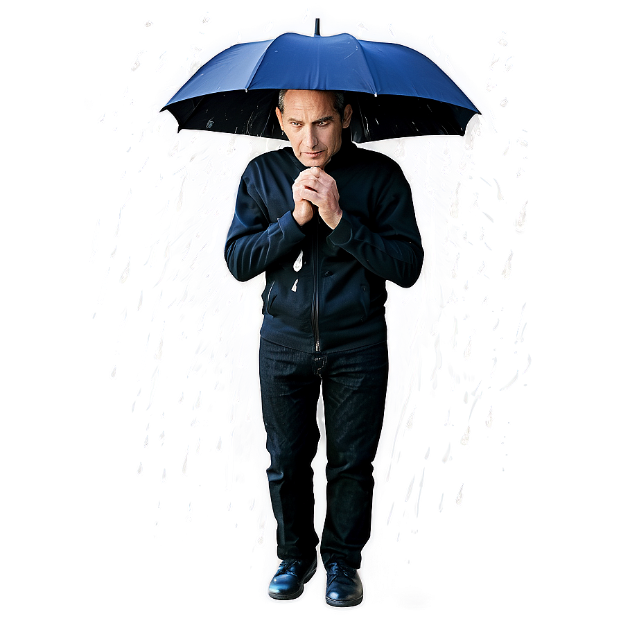 Person In Rain Png Bsu99