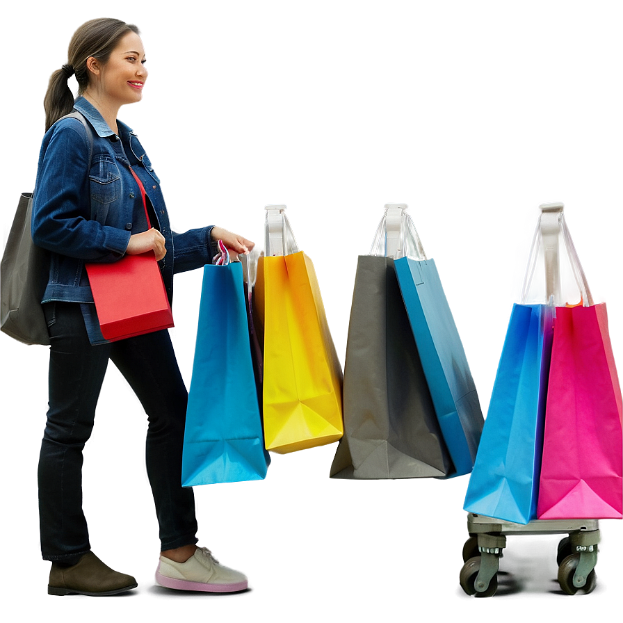 Person Shopping Png 18