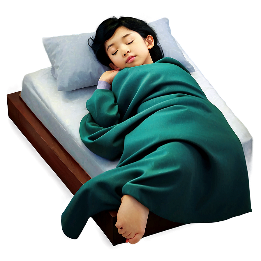 Person Sleeping In Bed Png 05232024