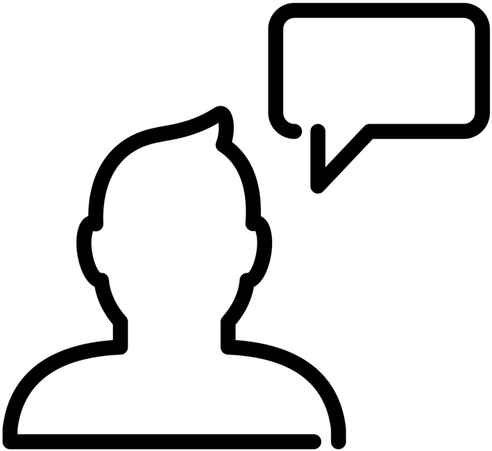 Feedback By Wesley Hare From The Noun Project - Feedback Icon Black And White, HD Png Download PNG with transparent background