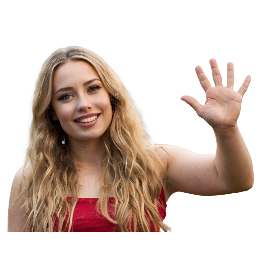 Person Waving Png 33