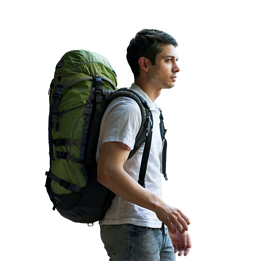 Person With Backpack Png Sfk24