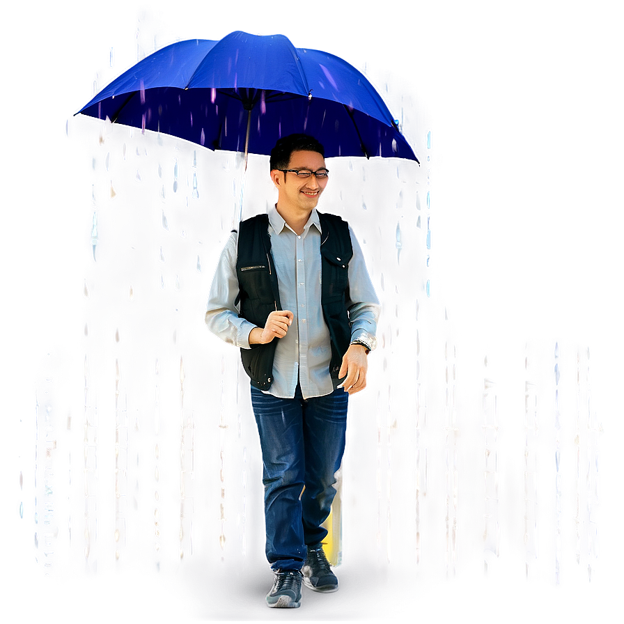 Person With Umbrella Png Wmq