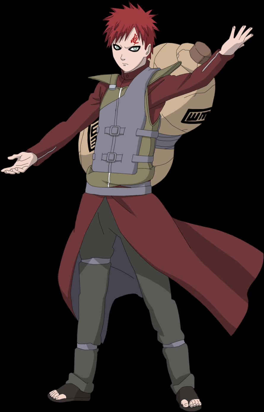 Personagens Naruto Png - Gaara Png, Transparent Png PNG with transparent background