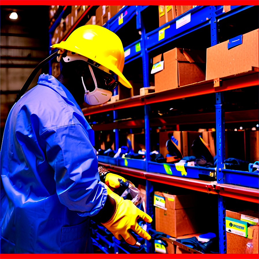 Personal Protective Equipment In Warehouse Png 06122024