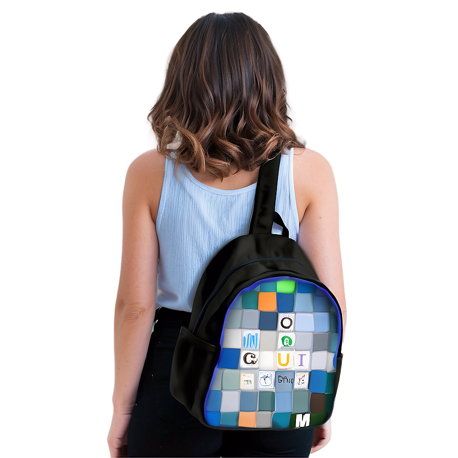 Personalized Book Bag Custom Png 62