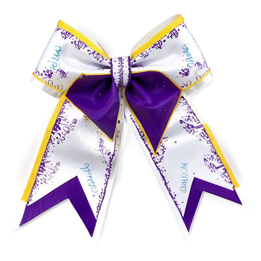 Personalized Cheer Bow PNG 5 PNG image with a transparent background, free high-resolution download