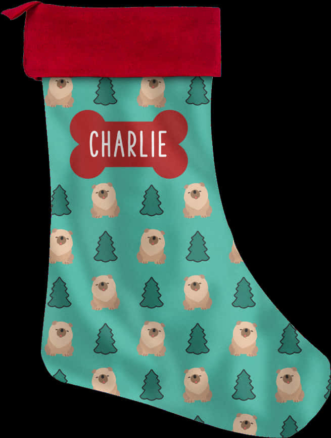 Personalized Christmas Stocking Charlie