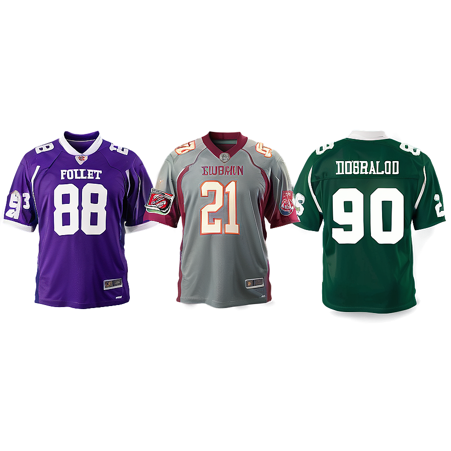 Personalized Football Jersey Png 12