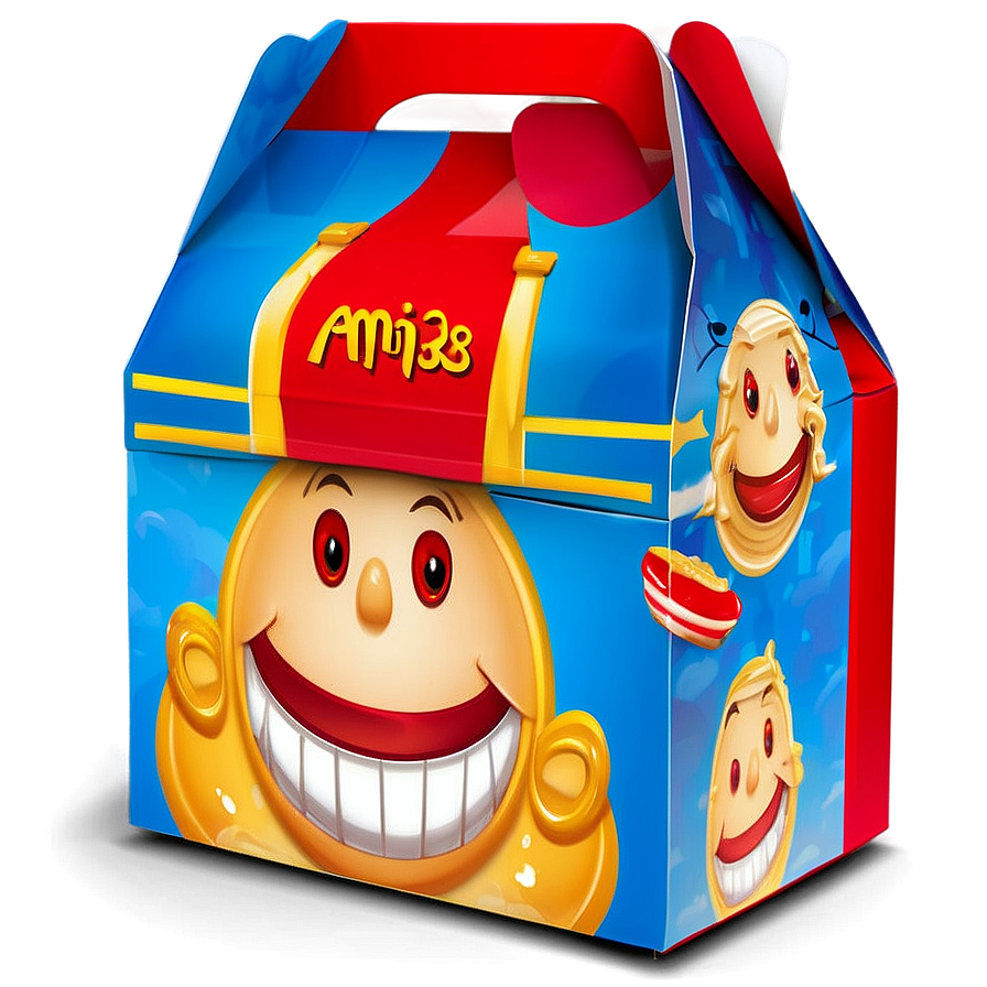 Personalized Happy Meal Box Art Png Kue