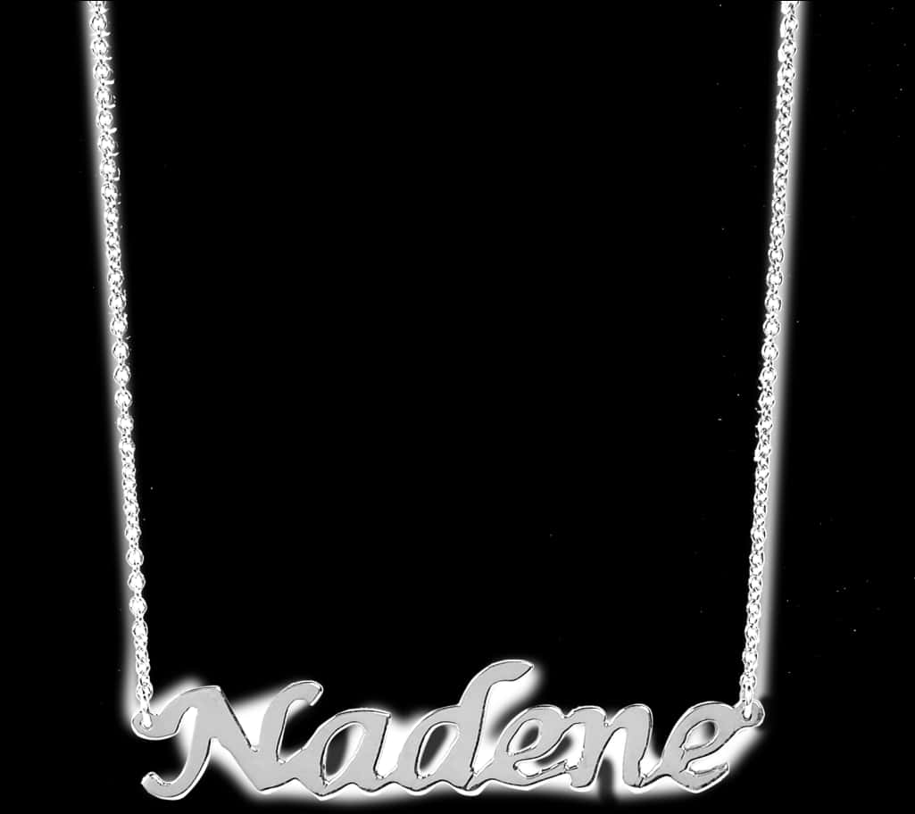 Personalized Name Necklace Silver