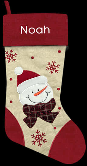 Personalized Noah Christmas Stocking