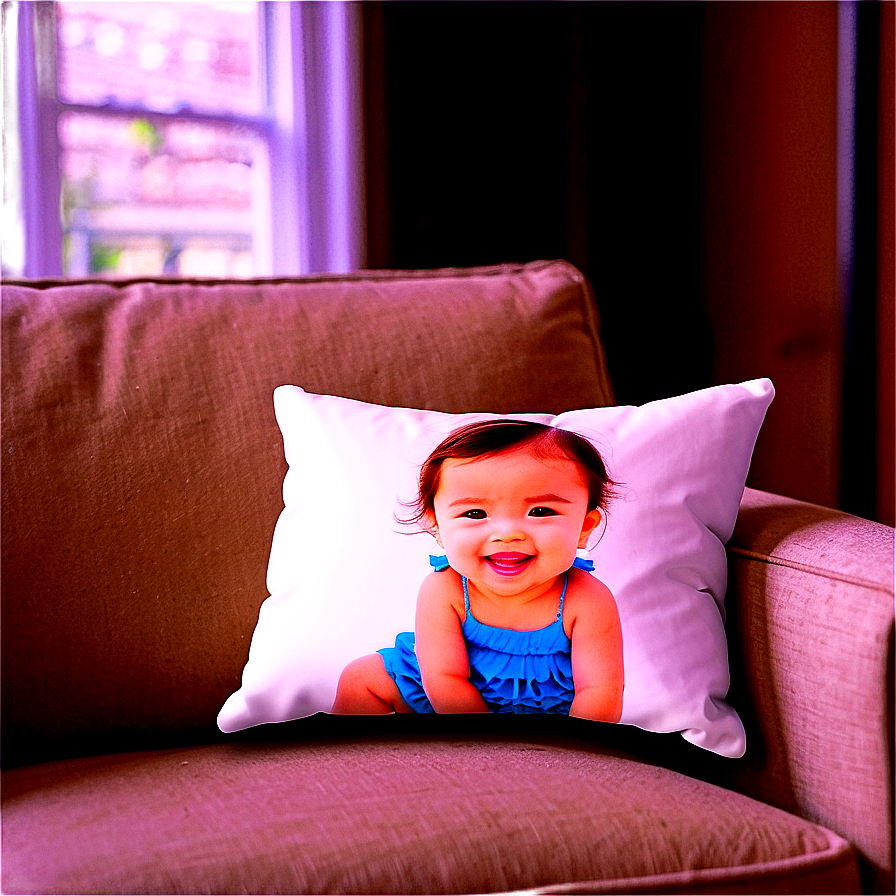 Personalized Photo Throw Pillow Png 06282024