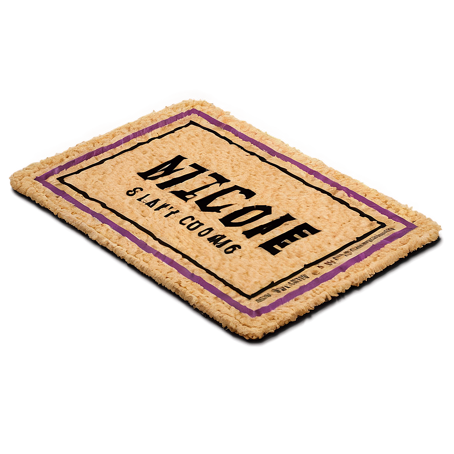 Personalized Welcome Mat PNG 34 PNG with transparent background