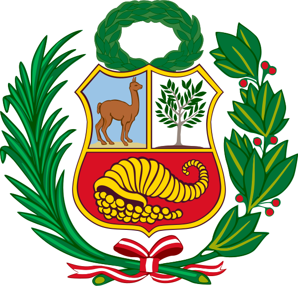 Coat Of Arms Of Peru Alternative Version - Peru Flag Clipart, HD Png Download PNG with transparent background
