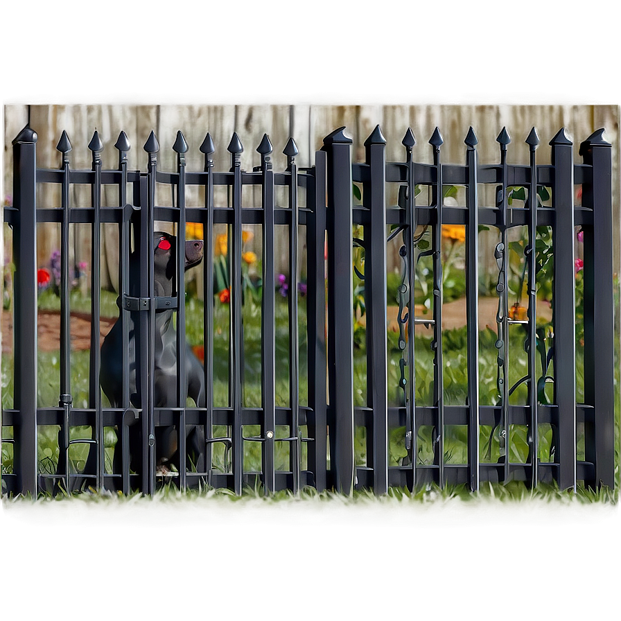 Pet-friendly Metal Fence Designs Png 06272024