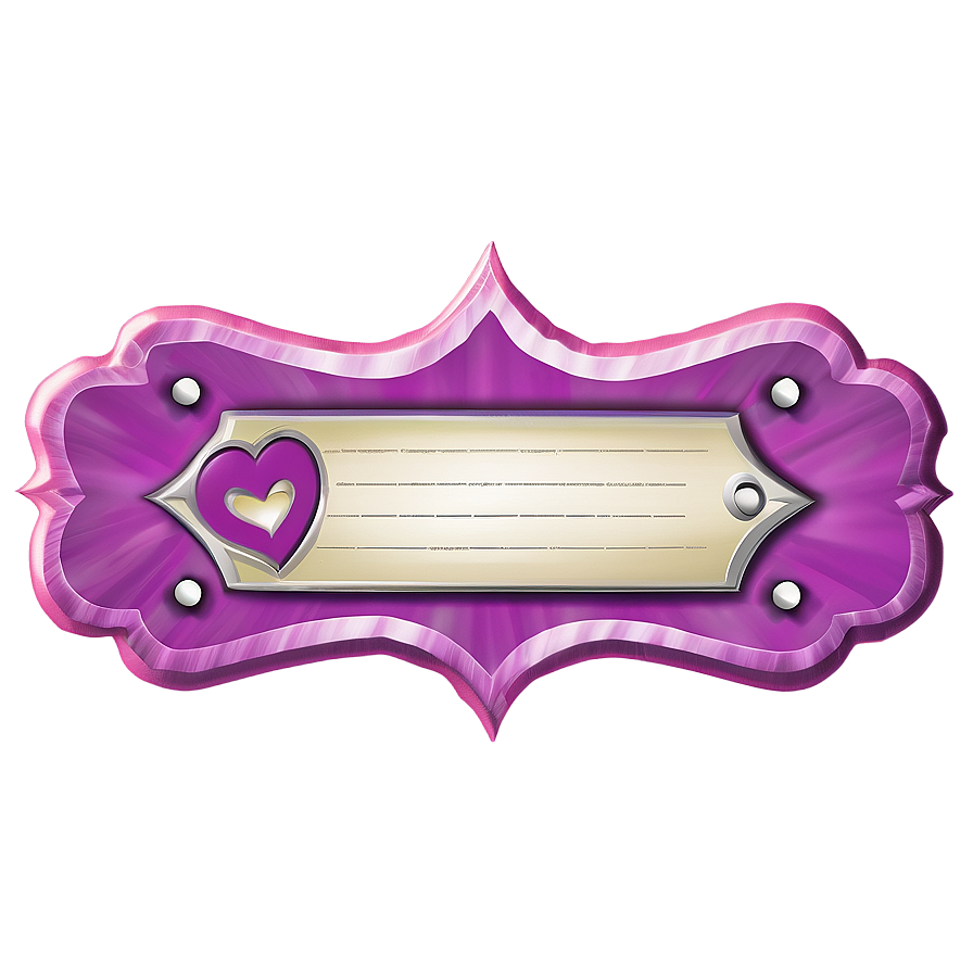 Pet Name Plate Png 89