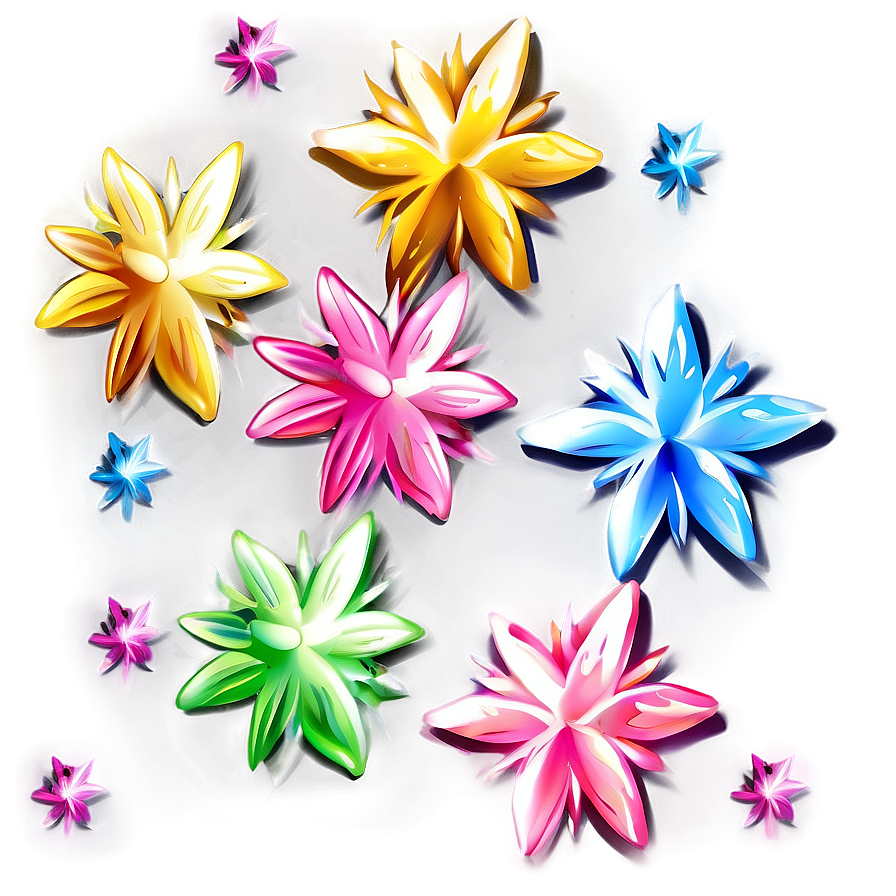 Petals And Stars Png Nmn80