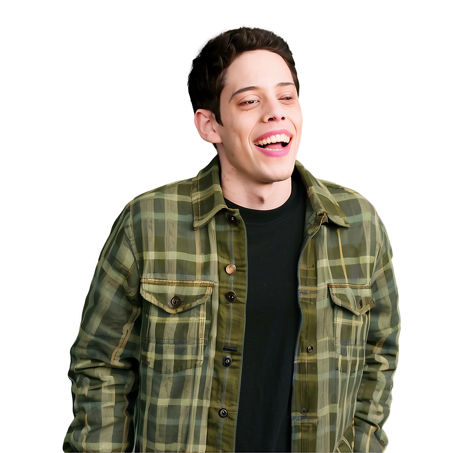 Pete Davidson Laughing Out Loud Png Fhe79