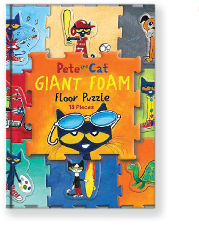 Pete The Cat Giant Foam Floor Puzzle Packaging