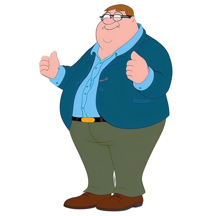 Peter Griffin Cartoon Character PNG gjc PNG with transparent background