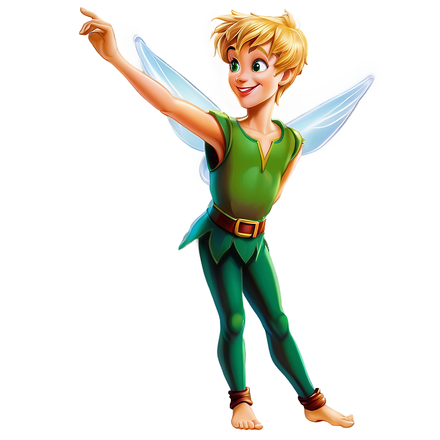 Peter Pan And Tinkerbell Png 06112024