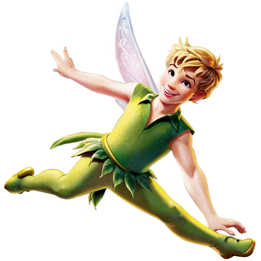 Peter Pan and Tinkerbell PNG frg PNG with transparent background