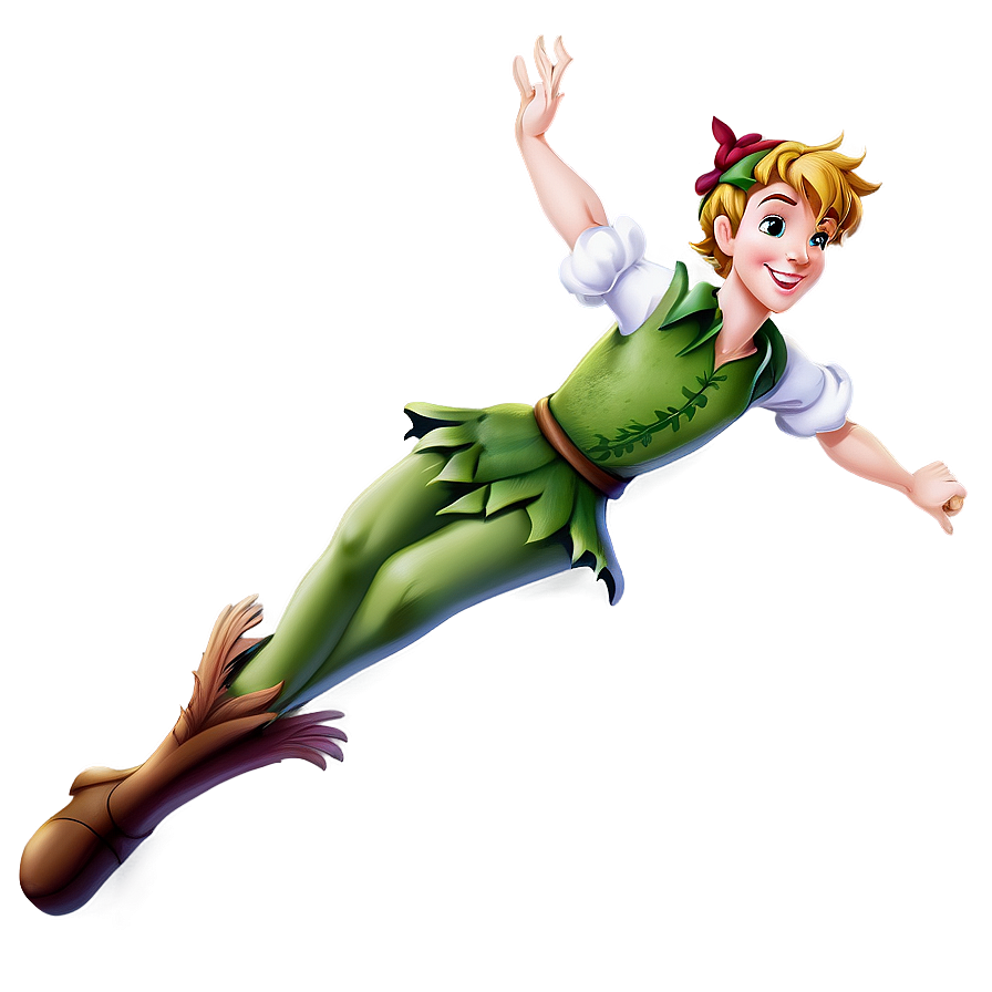 Peter Pan Flying PNG asa76 PNG with transparent background