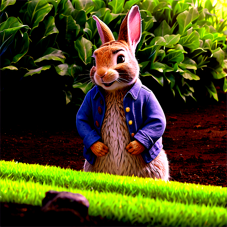 Peter Rabbit In Garden Png 06262024