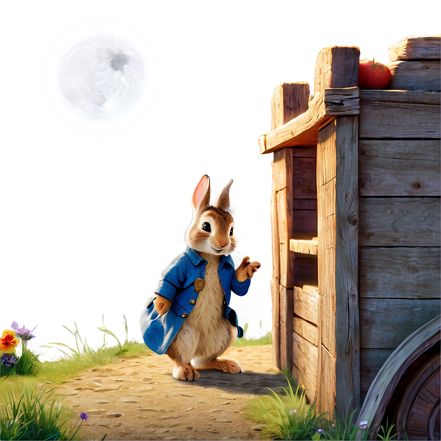 Peter Rabbit In The Moonlight Png 48