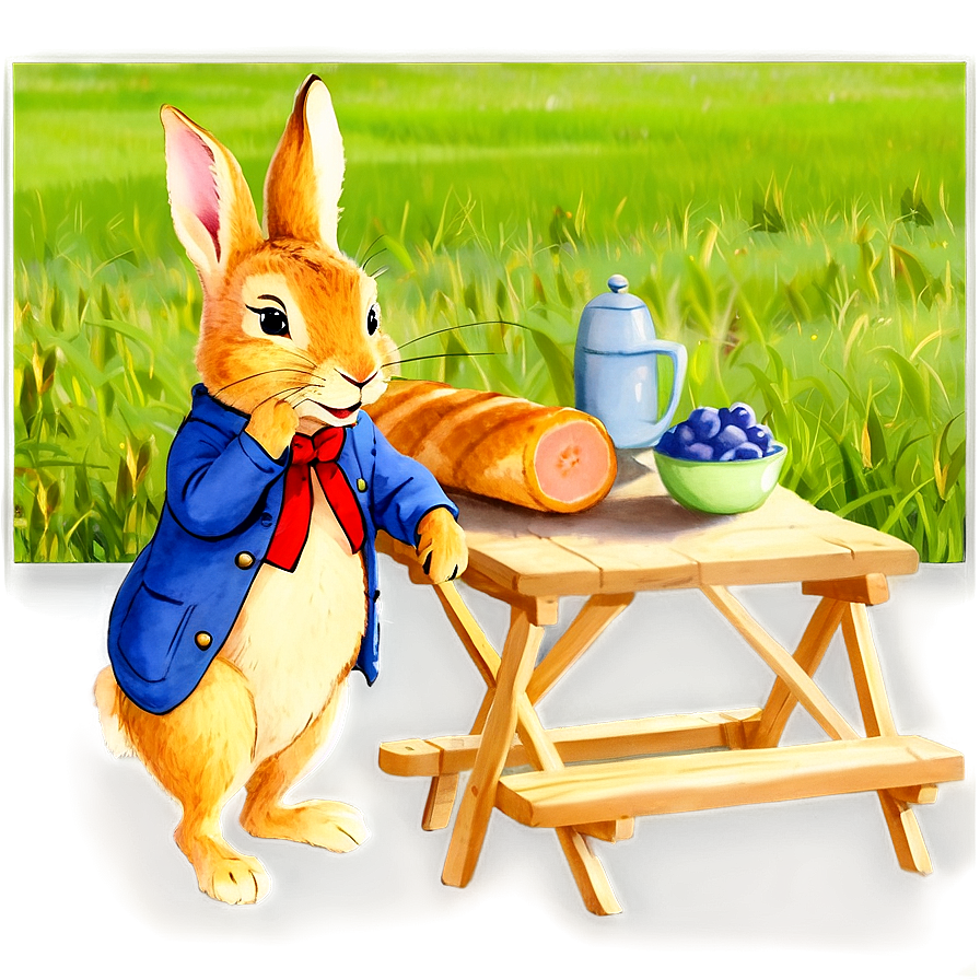 Peter Rabbit Sunny Day Picnic Png Ysn82