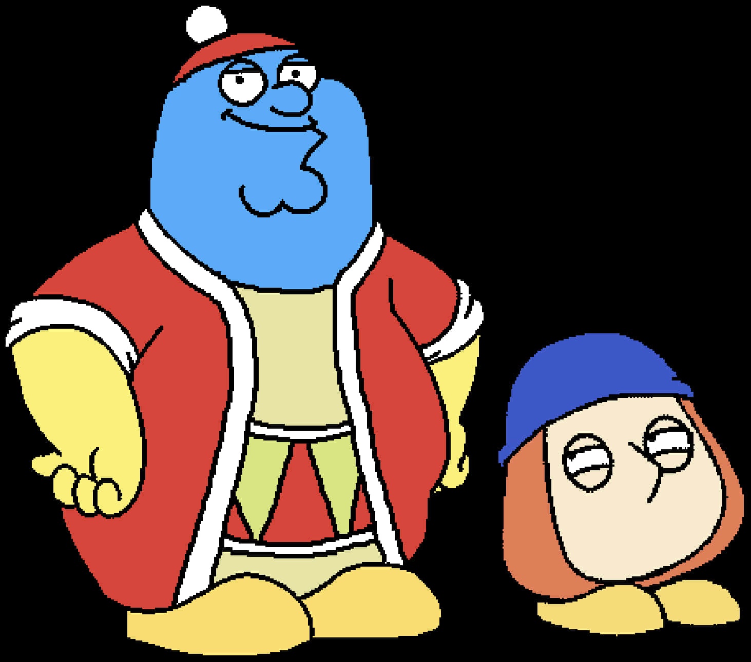 Peterand Stewie Griffin Cartoon Characters PNG with transparent background