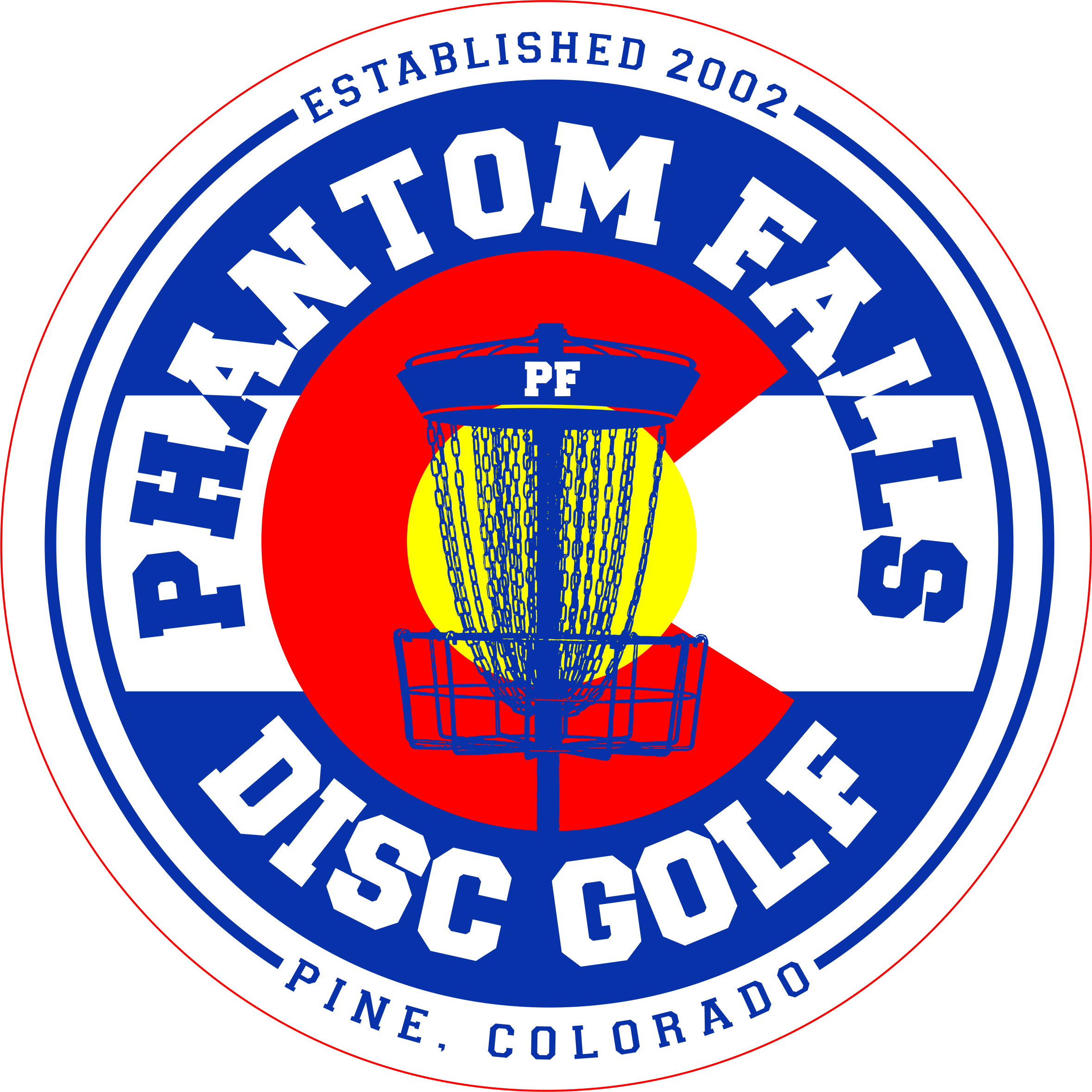 Phantom Falls Disc Golf Logo