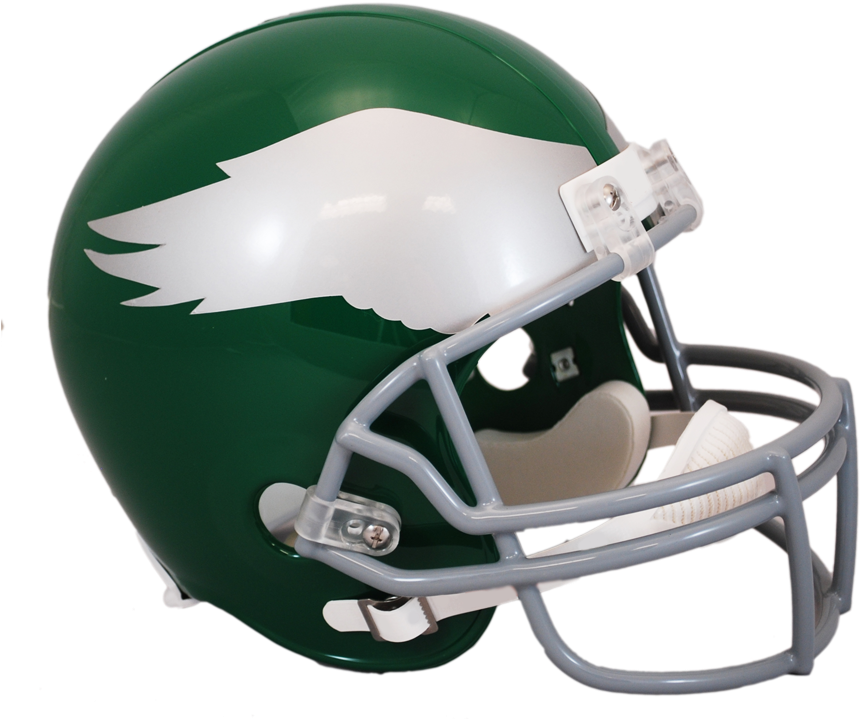 Philadelphia Eagles Vsr4 Replica Throwback Helmet - Philadelphia Eagles Throwback Helmets, HD Png Download PNG with transparent background