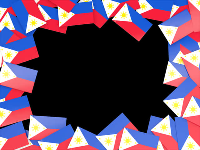 Philippine Flag Inspired Frame