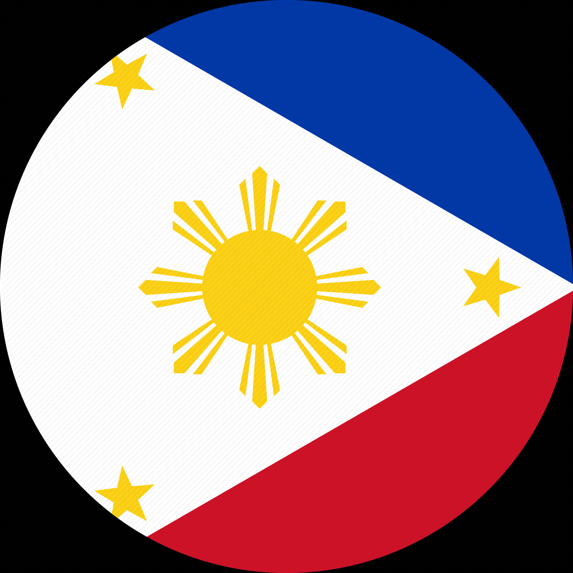 Philippine_ Flag_ Round_ Icon