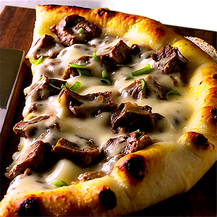 Philly Cheese Steak Pizza Png Vye42