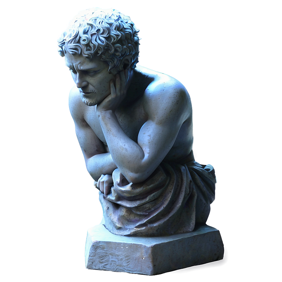 Philosopher Statue Png 83