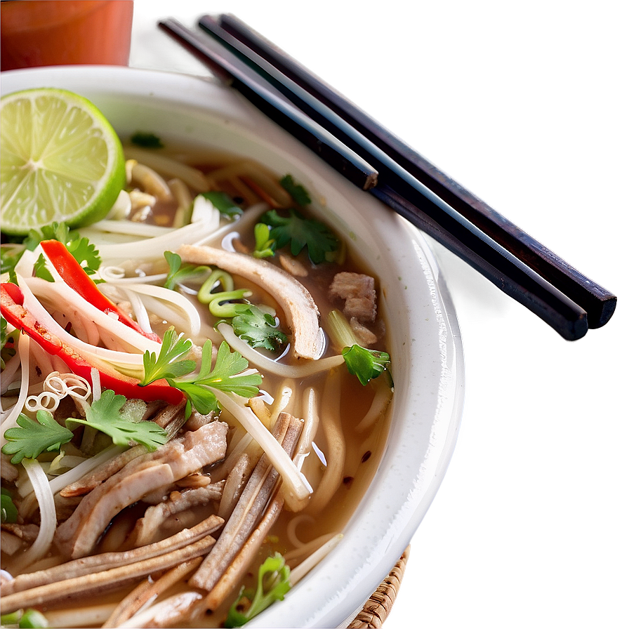 Pho With Crunchy Toppings Png 29