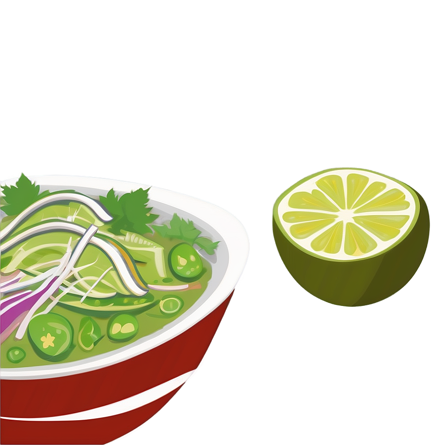 Pho With Lime And Chili Png Jll