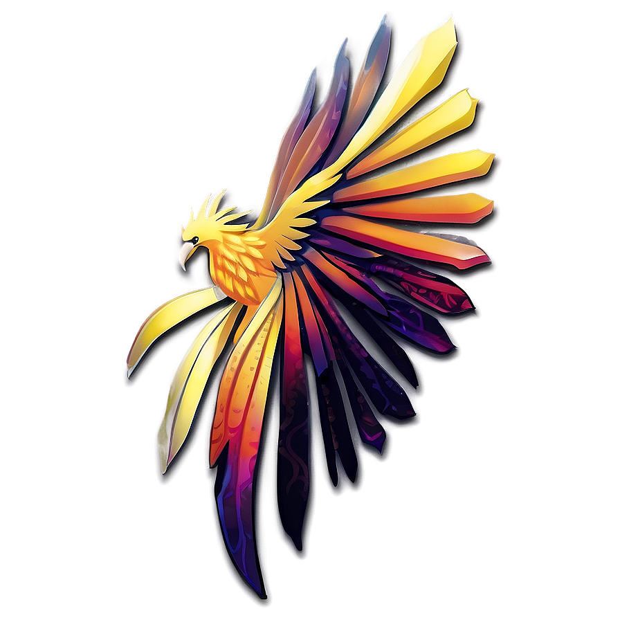 Phoenix Illustration PNG 24 PNG with transparent background