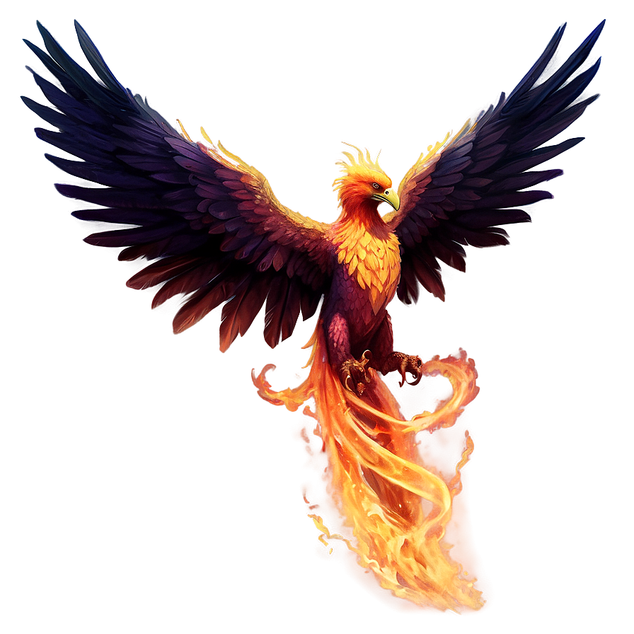 Phoenix Rising From Ashes Png Cqn48