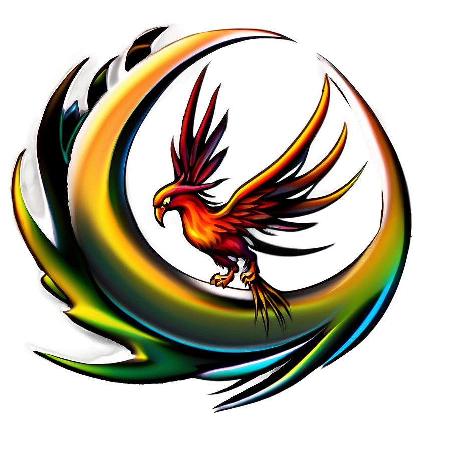 Phoenix Tattoo PNG   05042024 PNG with transparent background